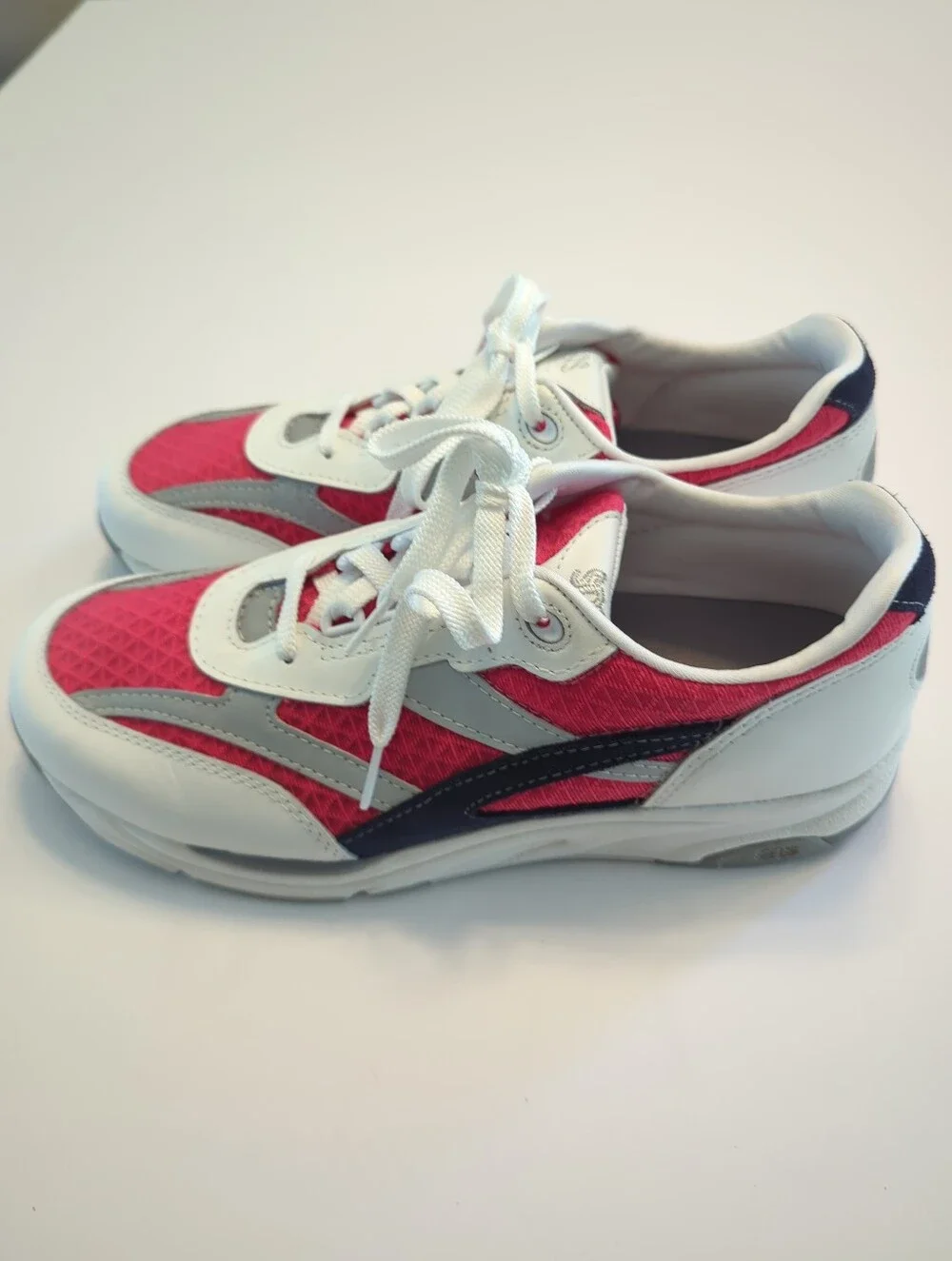 SAS Tour Mesh LT Lace Up Comfort Supportive Leather Sneakers Size 9.5M White EUC